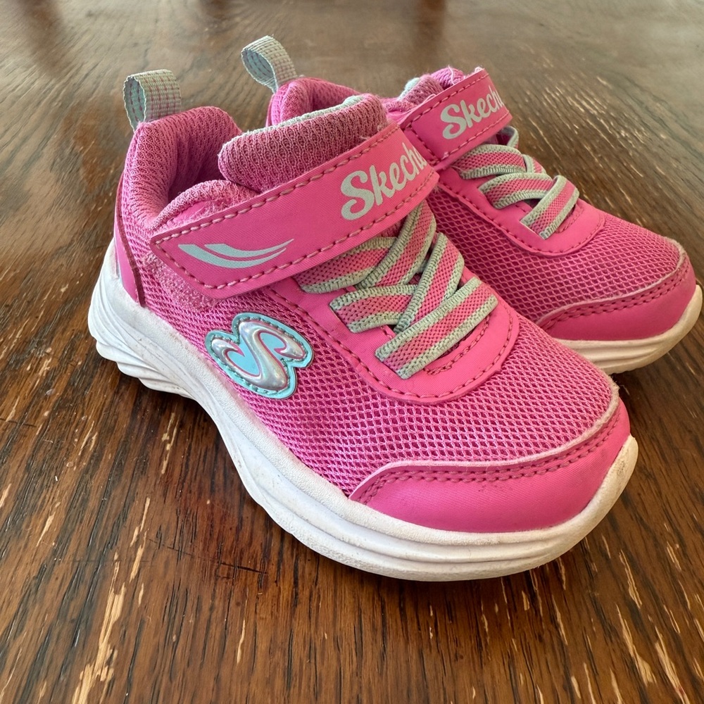Skechers Toddler Girl Pink Sneakers